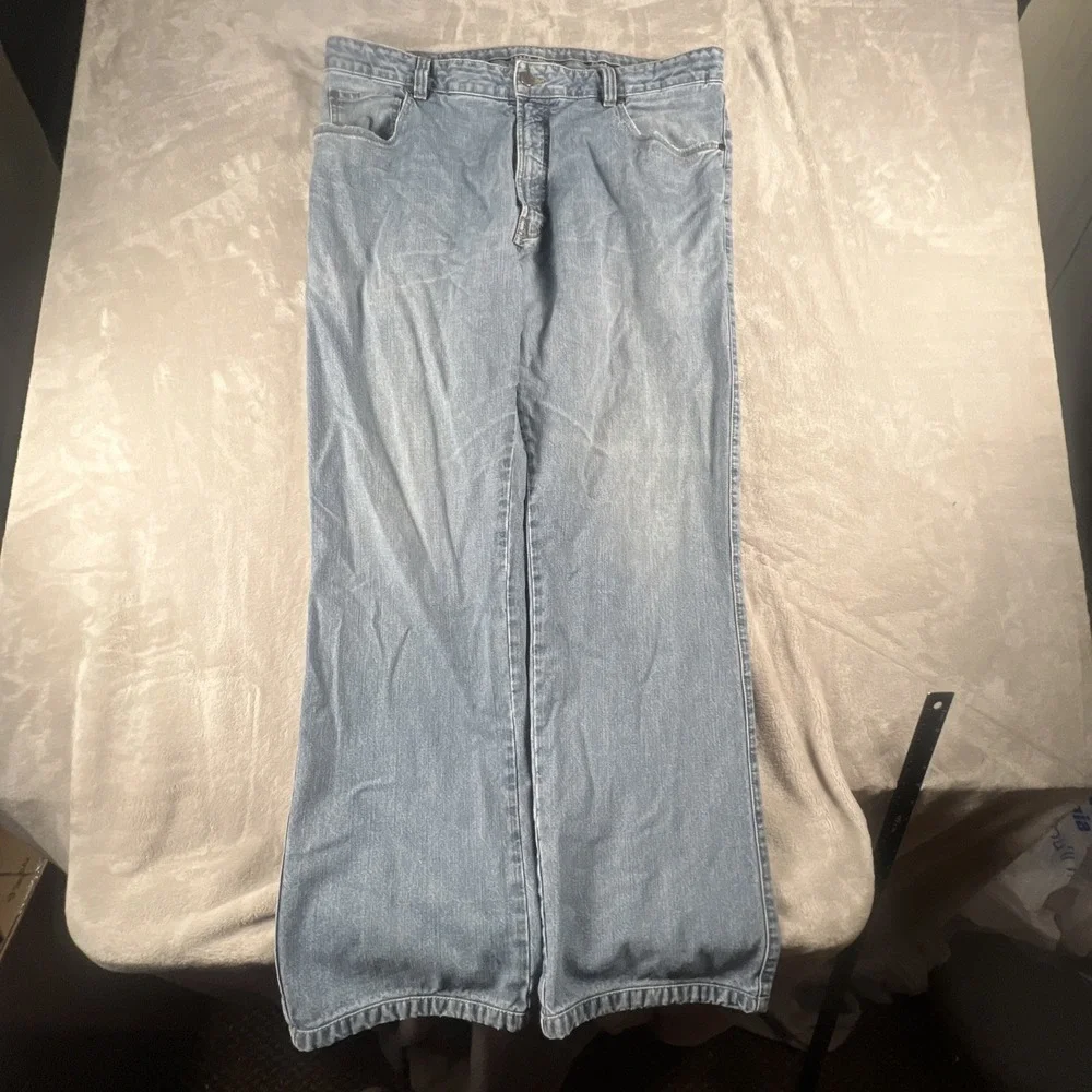 Ermenegildo Zegna Mens Straight Leg Jeans Made In Italy Medium Wash Size 40x32